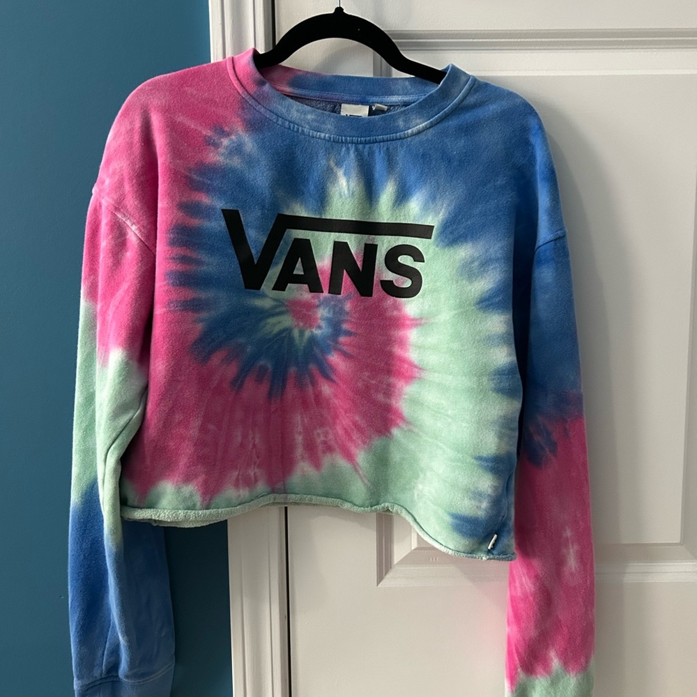 Vans Tie-Dye Cropped Sweatshirt